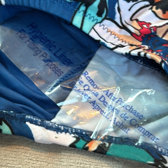 ModCloth Reese Blue Floral One Piece Swimsuit S - Picture 5 of 10